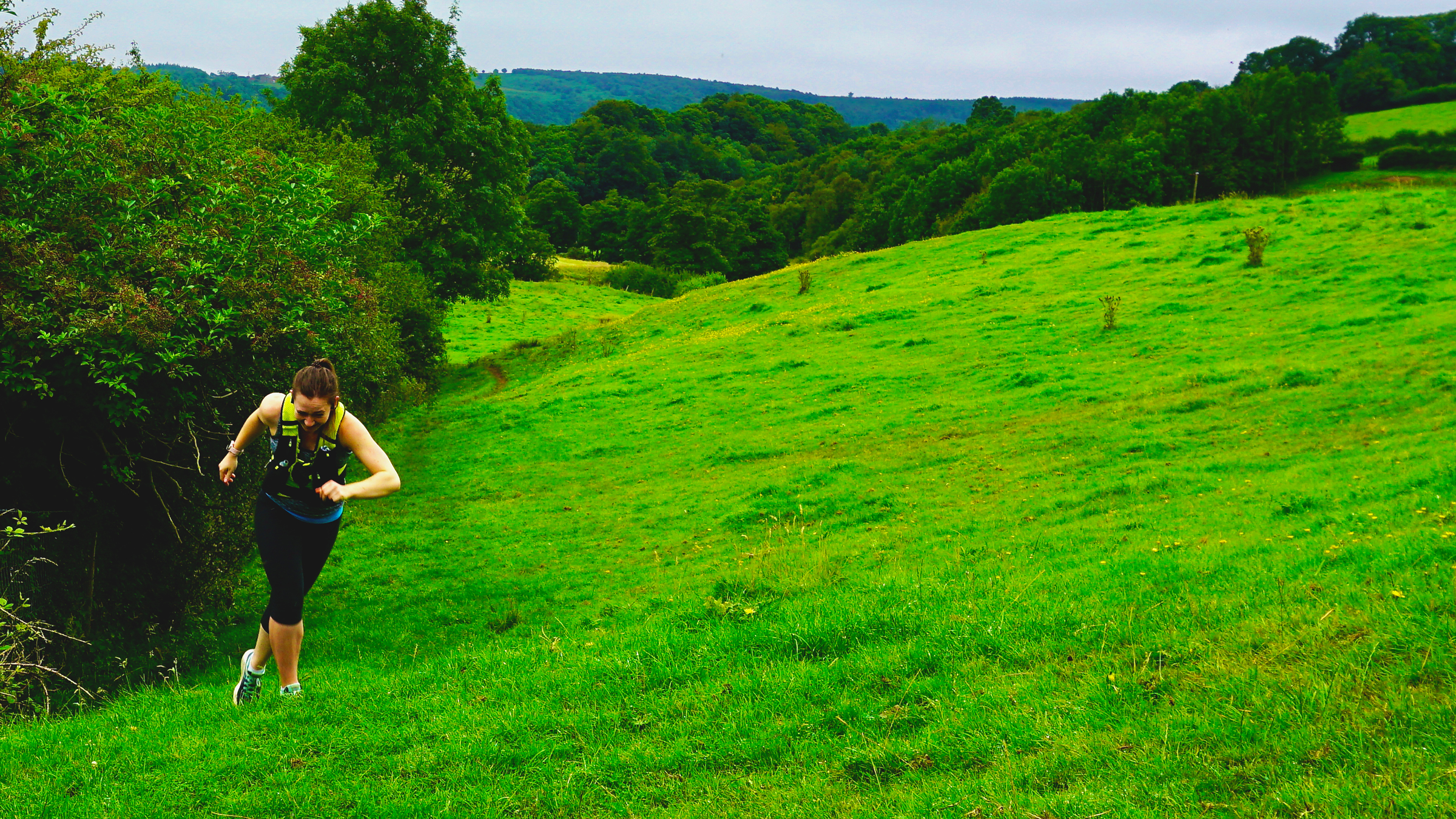 running in fields