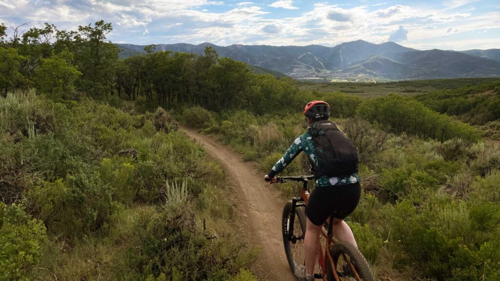 mountain biking comfort zone in park city