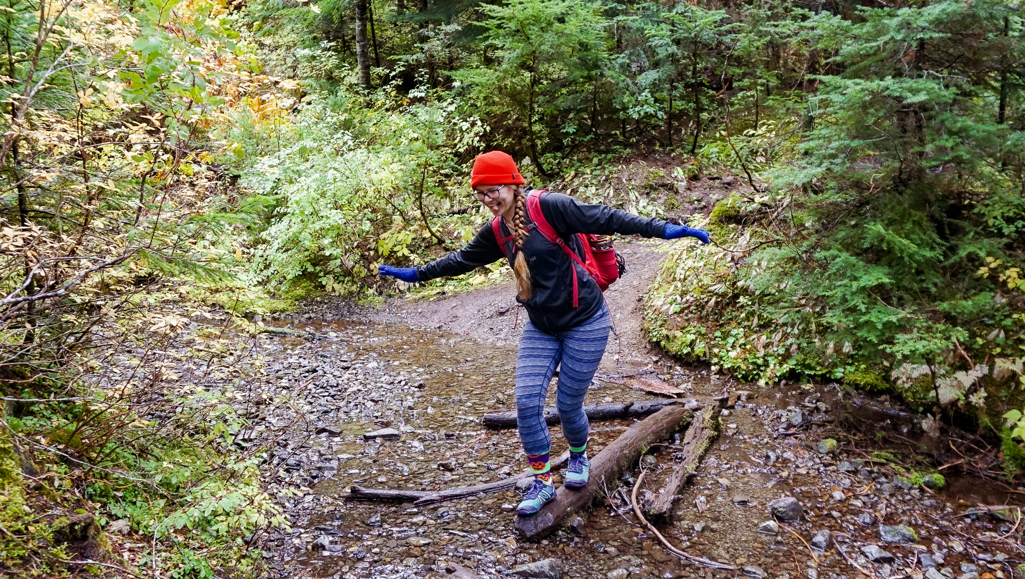 hike creek cross