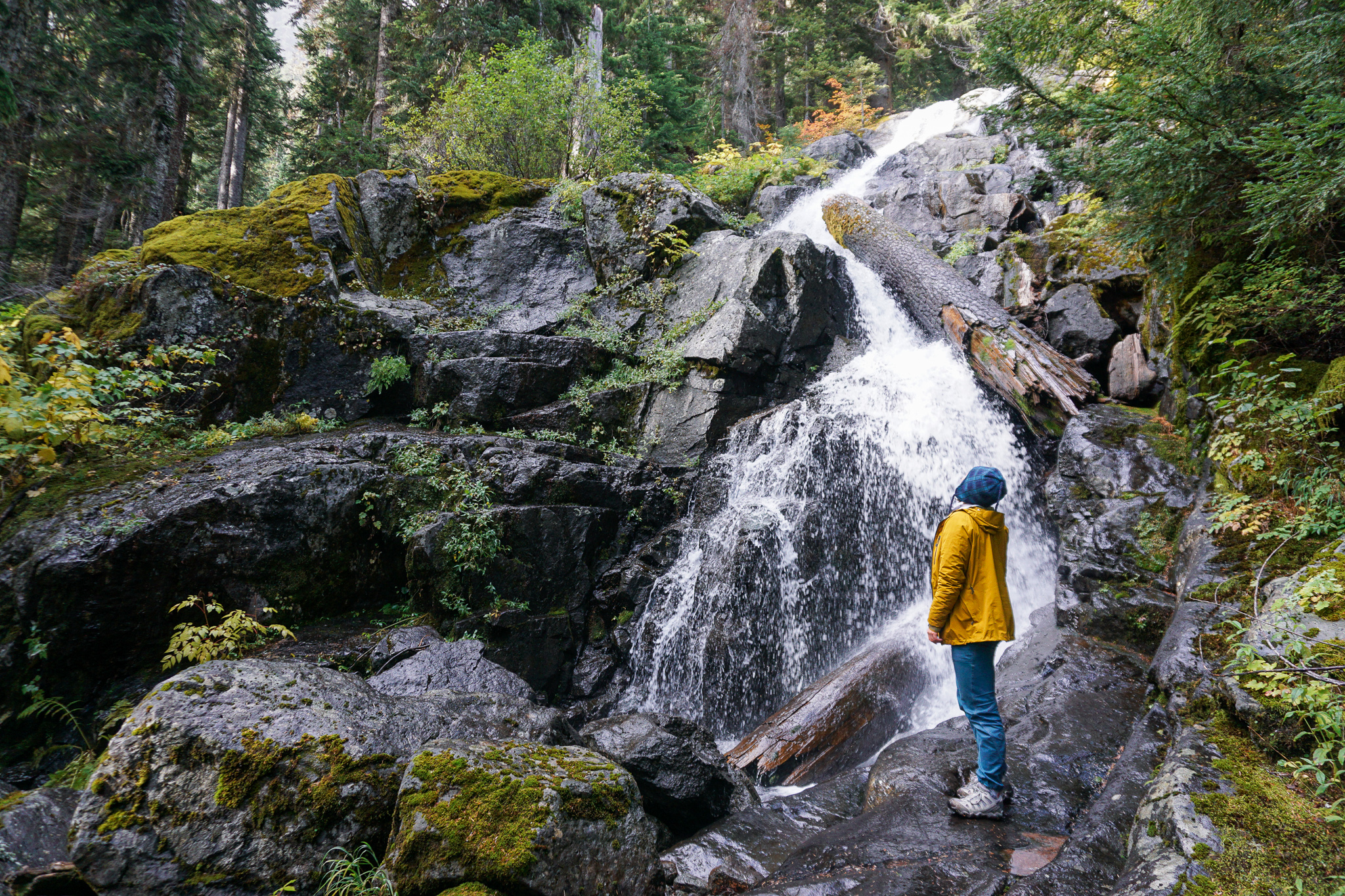 waterfall in seattle hike